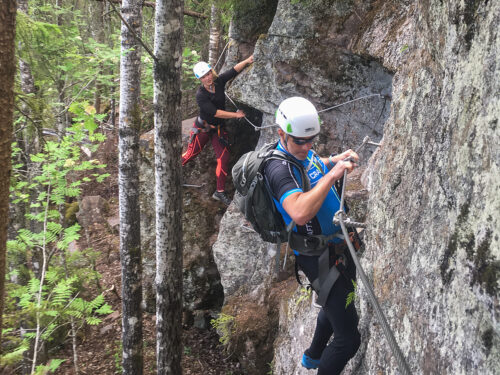 Järvstigen, via ferrata klätterled