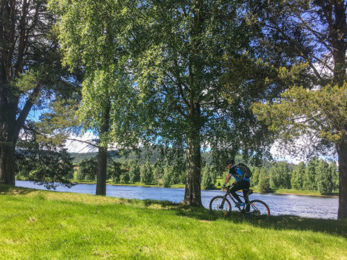 Cykling på Järvsös fina stigar